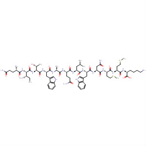 Molecular Structure of 160116-44-9 (L-Lysine,
L-glutaminyl-L-isoleucyl-L-threonyl-L-tryptophyl-L-alanyl-L-glutaminyl-L-leuc
yl-L-tryptophyl-L-asparaginyl-L-methionyl-L-methionyl-)
