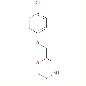 Molecular Structure of 167273-58-7 (Morpholine, 2-[(4-chlorophenoxy)methyl]-)
