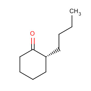 Molecular Structure of 172586-67-3 (Cyclohexanone, 2-butyl-, (2R)-)
