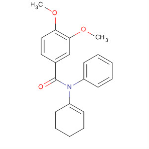 Benzamide, N-1-cyclohexen-1-yl-3,4-dimethoxy-N-phenyl-