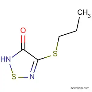 Molecular Structure of 178369-70-5 (1,2,5-Thiadiazol-3(2H)-one, 4-(propylthio)-)