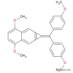 Molecular Structure of 180585-61-9 (1H-Cyclopropa[b]naphthalene,
1-[bis(4-methoxyphenyl)methylene]-3,6-dimethoxy-)
