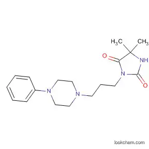 Molecular Structure of 180793-48-0 (2,4-Imidazolidinedione,
5,5-dimethyl-3-[3-(4-phenyl-1-piperazinyl)propyl]-)