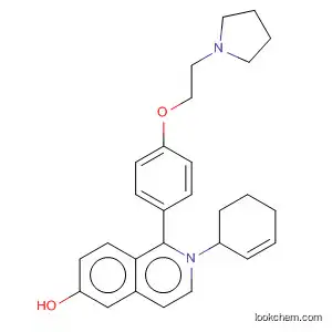 Molecular Structure of 180916-15-8 (6-Isoquinolinol,
1,2,3,4-tetrahydro-2-phenyl-1-[4-[2-(1-pyrrolidinyl)ethoxy]phenyl]-)
