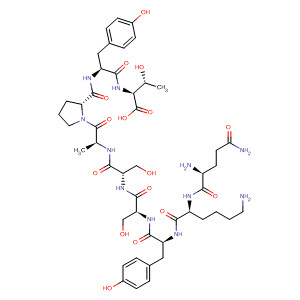 Molecular Structure of 194803-83-3 (L-Threonine,
L-glutaminyl-L-lysyl-L-tyrosyl-L-seryl-L-seryl-L-alanyl-L-prolyl-L-tyrosyl-)