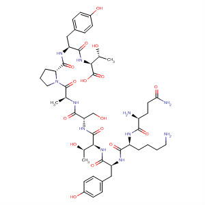 Molecular Structure of 194803-88-8 (L-Threonine,
L-glutaminyl-L-lysyl-L-tyrosyl-L-threonyl-L-seryl-L-alanyl-L-prolyl-L-tyrosyl-)