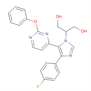 1,3-Propanediol,
2-[4-(4-fluorophenyl)-5-(2-phenoxy-4-pyrimidinyl)-1H-imidazol-1-yl]-(219790-72-4)