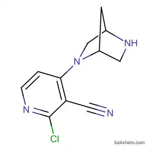 Molecular Structure of 286943-34-8 (3-Pyridinecarbonitrile,
2-chloro-5-(1S,4S)-2,5-diazabicyclo[2.2.1]hept-2-yl-)
