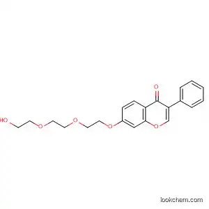Molecular Structure of 287472-22-4 (4H-1-Benzopyran-4-one,
7-[2-[2-(2-hydroxyethoxy)ethoxy]ethoxy]-3-phenyl-)