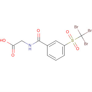 Molecular Structure of 299446-72-3 (Glycine, N-[3-[(tribromomethyl)sulfonyl]benzoyl]-)