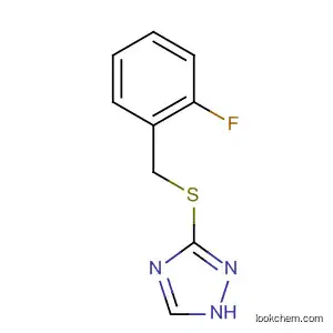 Molecular Structure of 312502-18-4 (2-fluorobenzyl 1H-1,2,4-triazol-3-yl sulfide)
