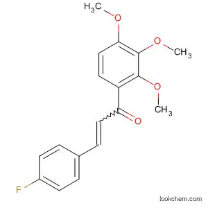 Molecular Structure of 385809-96-1 (2-Propen-1-one, 3-(4-fluorophenyl)-1-(2,3,4-trimethoxyphenyl)-)