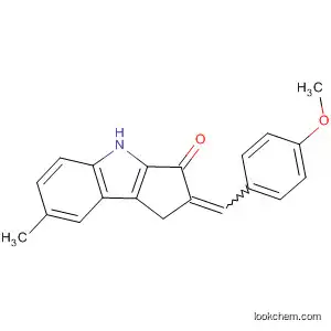 Molecular Structure of 441067-88-5 (Cyclopent[b]indol-3(2H)-one,
1,4-dihydro-2-[(4-methoxyphenyl)methylene]-7-methyl-)