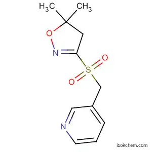 Molecular Structure of 447401-12-9 (Pyridine, 3-[[(4,5-dihydro-5,5-dimethyl-3-isoxazolyl)sulfonyl]methyl]-)