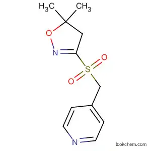 Molecular Structure of 447401-43-6 (Pyridine, 4-[[(4,5-dihydro-5,5-dimethyl-3-isoxazolyl)sulfonyl]methyl]-)