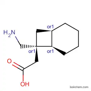 Bicyclo[4.2.0]octane-7-acetic acid, 7-(aminomethyl)-, (1R,6R,7S)-rel-