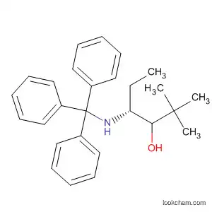 Molecular Structure of 482615-63-4 (3-Hexanol, 2,2-dimethyl-4-[(triphenylmethyl)amino]-, (4R)-)
