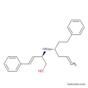 Molecular Structure of 505085-86-9 (3-Buten-1-ol, 4-phenyl-2-[[(1R)-1-(2-phenylethyl)-3-butenyl]amino]-,
(2R,3E)-)