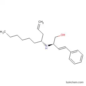 Molecular Structure of 505085-87-0 (3-Buten-1-ol, 4-phenyl-2-[[(1R)-1-(2-propenyl)heptyl]amino]-, (2R,3E)-)