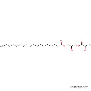 Molecular Structure of 50825-77-9 (Octadecanoic acid 2-hydroxy-3-(2-hydroxy-1-oxopropoxy)propyl ester)