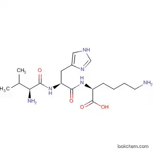 Molecular Structure of 510727-21-6 (L-Lysine, L-valyl-L-histidyl-)