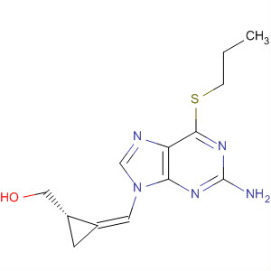 Cyclopropanemethanol,  2-[[2-amino-6-(propylthio)-9H-purin-9-yl]methylene]-, (1S,2Z)-