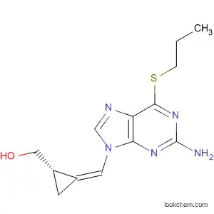 Cyclopropanemethanol,
2-[[2-amino-6-(propylthio)-9H-purin-9-yl]methylene]-, (1S,2Z)-