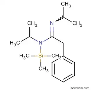 Molecular Structure of 540734-05-2 (Benzeneethanimidamide, N,N'-bis(1-methylethyl)-N-(trimethylsilyl)-)