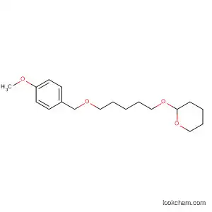 Molecular Structure of 550347-17-6 (2H-Pyran, tetrahydro-2-[[5-[(4-methoxyphenyl)methoxy]pentyl]oxy]-)