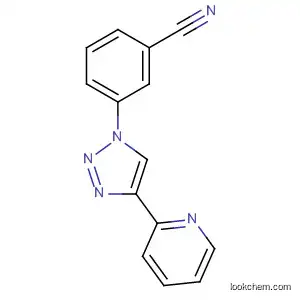Molecular Structure of 550364-06-2 (Benzonitrile, 3-[4-(2-pyridinyl)-1H-1,2,3-triazol-1-yl]-)