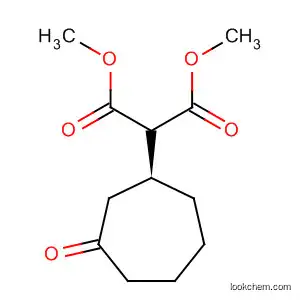 Molecular Structure of 568590-04-5 (Propanedioic acid, [(1S)-3-oxocycloheptyl]-, dimethyl ester)