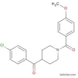 Molecular Structure of 606084-83-7 (Piperidine, 4-(4-chlorobenzoyl)-1-(4-methoxybenzoyl)-)