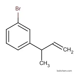 Molecular Structure of 627106-09-6 (Benzene, 1-bromo-3-(1-methyl-2-propenyl)-)