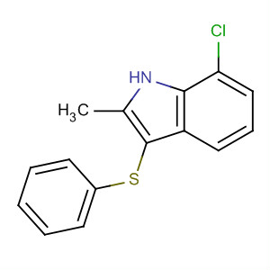 1H-Indole, 7-chloro-2-methyl-3-(phenylthio)-