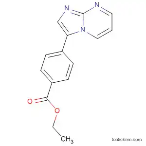 Molecular Structure of 629627-63-0 (Benzoic acid, 4-imidazo[1,2-a]pyrimidin-3-yl-, ethyl ester)