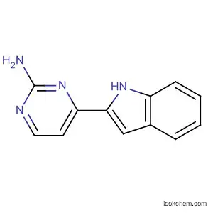 Molecular Structure of 629645-61-0 (2-Pyrimidinamine, 4-(1H-indol-2-yl)-)