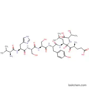 Molecular Structure of 629658-28-2 (L-Threonine,
L-valyl-L-histidyl-L-seryl-L-seryl-L-tyrosyl-L-a-glutamyl-L-leucyl-)