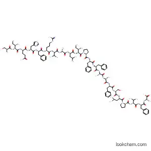 Molecular Structure of 629658-84-0 (L-Alanine,
L-seryl-L-isoleucyl-L-glutaminyl-L-histidyl-L-phenylalanyl-L-arginyl-L-valyl-L-
alanyl-L-leucyl-L-isoleucyl-L-prolyl-L-phenylalanyl-L-phenylalanyl-L-alanyl-L-
alanyl-L-phenylalanyl-L-seryl-L-leucyl-L-prolyl-L-valyl-L-phenylalanyl-)