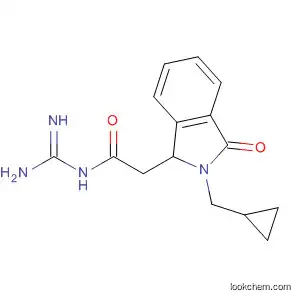 Molecular Structure of 630113-61-0 (1H-Isoindole-1-acetamide,
N-(aminoiminomethyl)-2-(cyclopropylmethyl)-2,3-dihydro-3-oxo-)