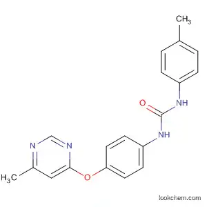 Molecular Structure of 630123-95-4 (Urea, N-(4-methylphenyl)-N'-[4-[(6-methyl-4-pyrimidinyl)oxy]phenyl]-)