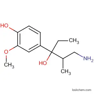 Molecular Structure of 630394-82-0 (Benzenemethanol,
a-(2-amino-1-methylethyl)-a-ethyl-4-hydroxy-3-methoxy-)