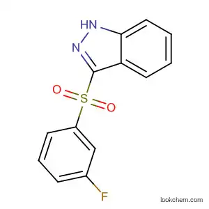 Molecular Structure of 633292-94-1 (1H-Indazole, 3-[(3-fluorophenyl)sulfonyl]-)