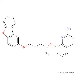 Molecular Structure of 635756-60-4 (2-Quinolinamine, 8-[4-(2-dibenzofuranyloxy)-1-methylbutoxy]-)