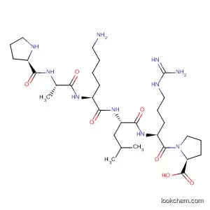 Molecular Structure of 646030-75-3 (L-Proline, L-prolyl-L-alanyl-L-lysyl-L-leucyl-L-arginyl-)