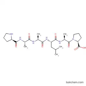 Molecular Structure of 646030-78-6 (L-Proline, L-prolyl-L-alanyl-L-alanyl-L-leucyl-L-alanyl-)