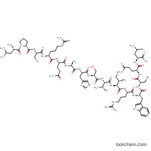 Molecular Structure of 646502-01-4 (L-Leucine,
L-leucyl-L-prolyl-L-cysteinyl-L-arginyl-L-glutaminyl-L-alanyl-L-histidyl-L-seryl
-L-threonyl-L-isoleucyl-L-arginyl-L-tryptophyl-L-seryl-L-glutaminyl-)