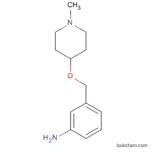 Molecular Structure of 646528-26-9 (Benzenamine, 3-[[(1-methyl-4-piperidinyl)oxy]methyl]-)