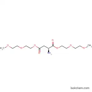 Molecular Structure of 646530-54-3 (L-Aspartic acid, bis[2-(2-methoxyethoxy)ethyl] ester)