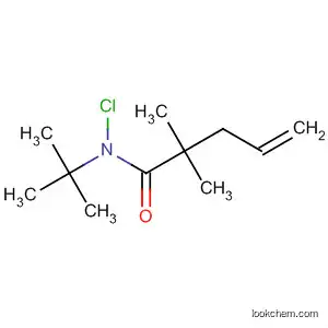 Molecular Structure of 647027-79-0 (4-Pentenamide, N-chloro-N-(1,1-dimethylethyl)-2,2-dimethyl-)