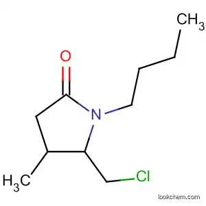 Molecular Structure of 647027-82-5 (2-Pyrrolidinone, 1-butyl-5-(chloromethyl)-4-methyl-)